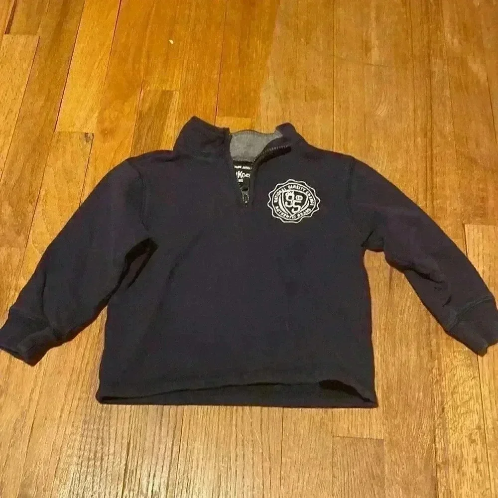 🎄Oshkosh boys 1/4 zip sweater - 4T‎